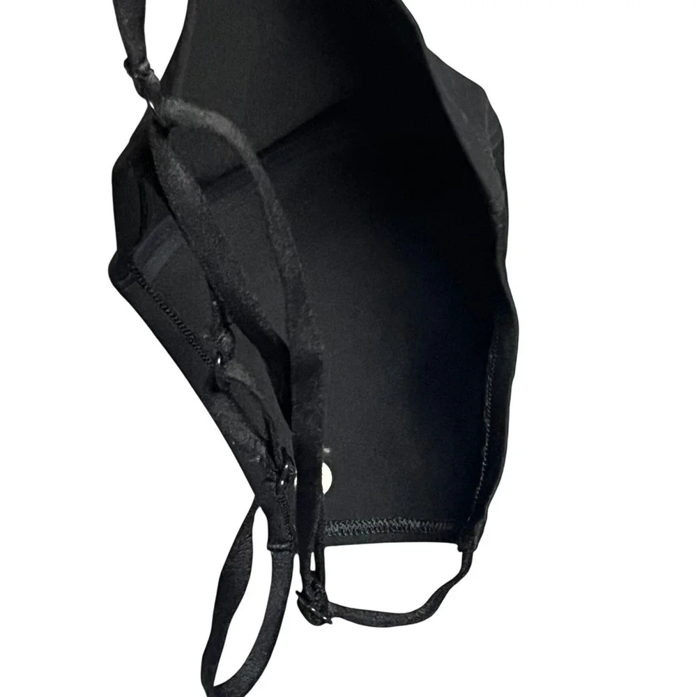 Lululemon Double Strap Face Mask Black OS Adjustable Reusable‎ Athletic Running